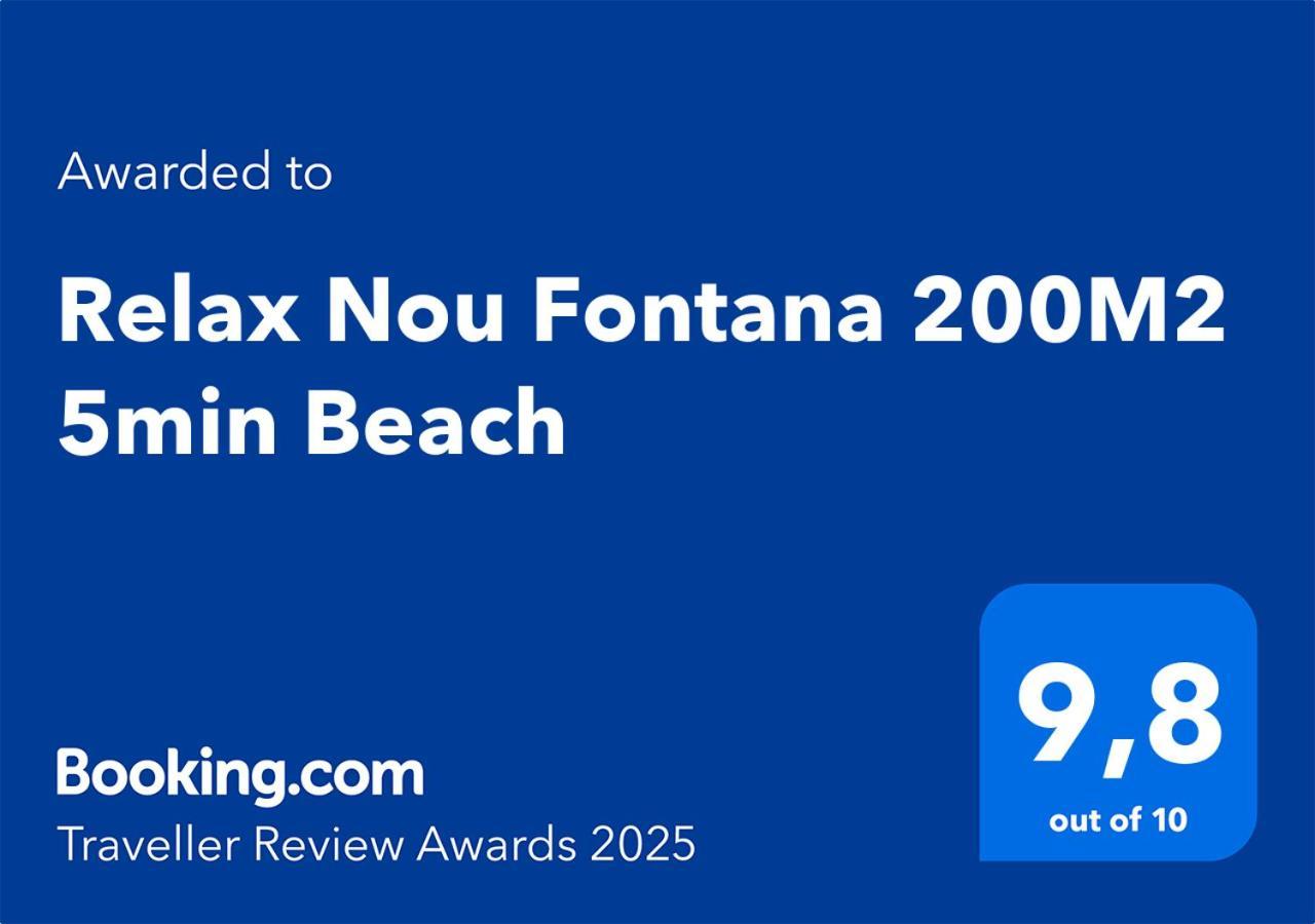 Relax Nou Fontana 200M2 5Min Beach Jávea Exterior foto